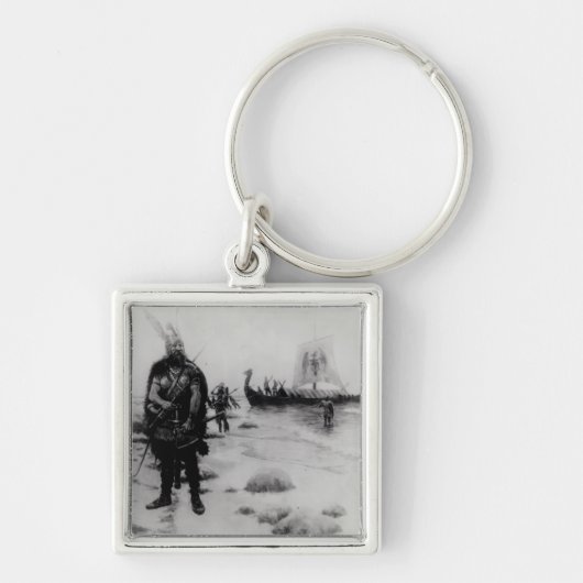 Porte-clés La découverte de l'Amérique par Leif Eriksson (Devant)