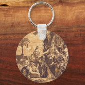 Porte-clés La découverte de Moïse du Livre de l'Exode (Recto)