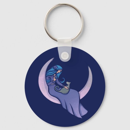 Porte-clés La déesse de la lune païenne MoonChild (Recto)