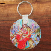 Porte-clés La déesse Durga Ji Peinture (Recto)