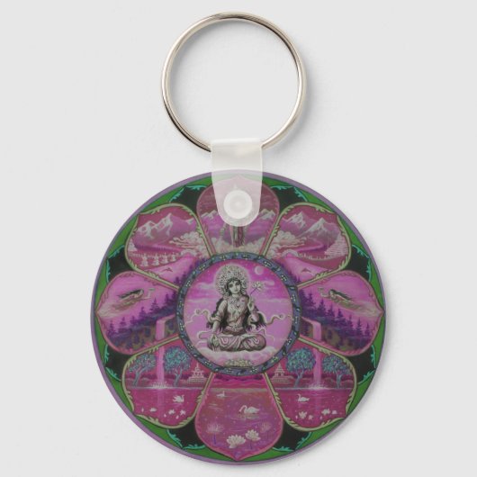 Porte-clés La déesse Tara Mandala porte - clé (Recto)