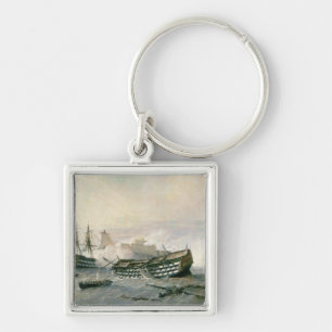 Porte-clés La défense du promontoire de La Havane en 1762,