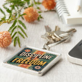Porte-clés La Discipline Est La Liberté (Côté)