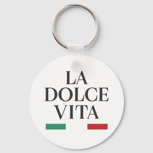 Porte-clés La Dolce Vita Porte - clé italien (Recto)