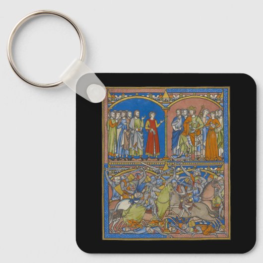 Porte-clés La dot de Michal, une bataille sanglante (Recto)