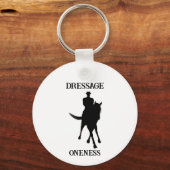 Porte-clés La Dressage Est Un Cheval Léger (Recto)