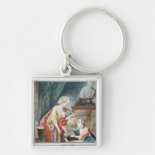 Porte-clés La famille de Necker en 1780
