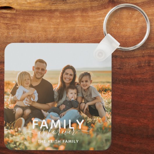 Porte-clés La famille est toujours la typographie (Verso)