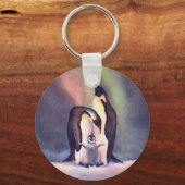 PORTE-CLÉS LA FAMILLE PENGUIN DE SHARON SHARPE (Recto)