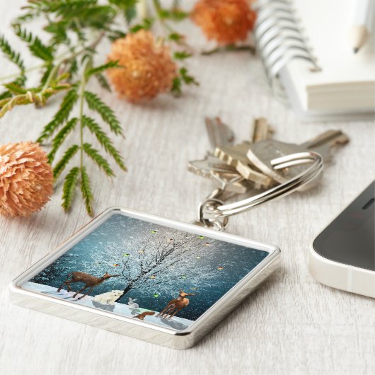 Porte-clés La faune de Noël (Côté)