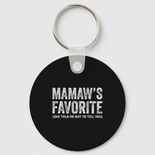 Porte-clés La favorite de Mamaw drôle vintage 