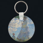 Porte-clés La Femme de Monet avec parasol<br><div class="desc">Chef-d'oeuvre de Claude Monet : Femme avec parasol. Veuillez visiter notre magasin pour d'autres articles de rachat</div>