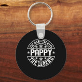 Porte-clés La fête des pères | Pappy l'homme le mythe la lége (Recto)
