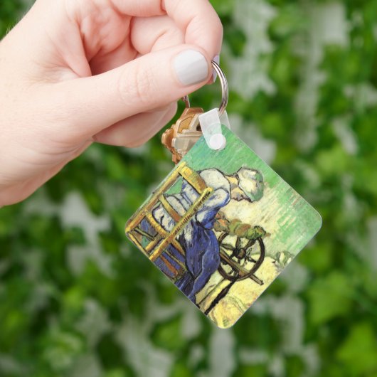 Porte-clés La Fileuse par Vincent van Gogh (main)
