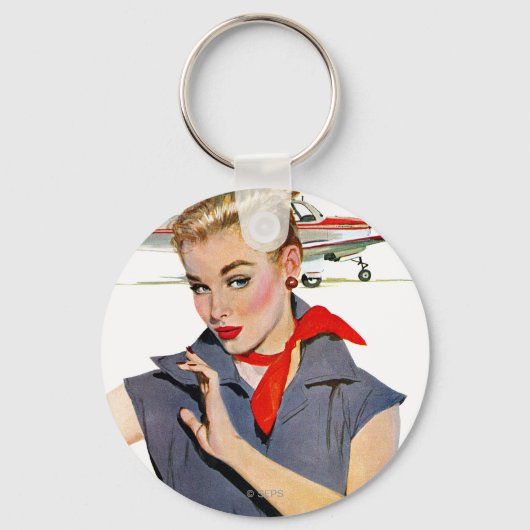 Porte-clés La fille qui a volé des avions (Recto)