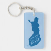 Porte-clés La Finlande Est Dans Mon Coeur (Devant)