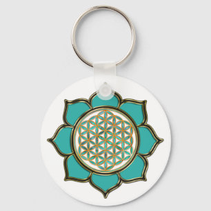 Porte-clés La fleur de la vie