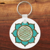 Porte-clés La fleur de la vie (Recto)