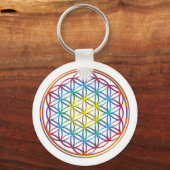 Porte-clés la fleur de la vie (Recto)