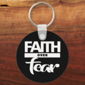 Porte-clés La foi au-dessus de la peur (Recto)
