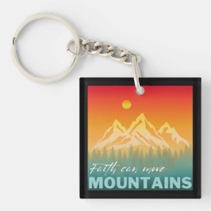 Porte-clés La foi peut déplacer les montagnes La nature des m