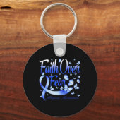 Porte-clés La foi sur la peur Alopécie Le papillon de sensibi (Verso)