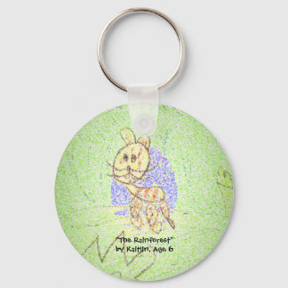 Porte-clés "La forêt tropicale" par Kaitlin, 6 ans