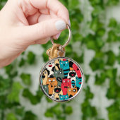 Porte-clés La foule des chats (Main)