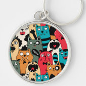 Porte-clés La foule des chats (Devant)