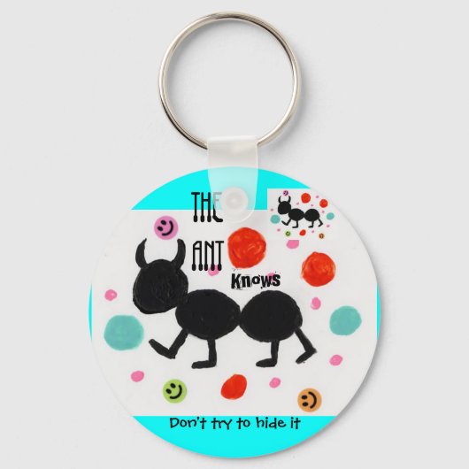 Porte-clés La fourmi connaît (Recto)