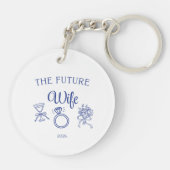 Porte-clés La future épouse  (Dos)