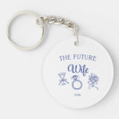 Porte-clés La future épouse  (Devant)