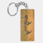 Porte-clés La gazelle de Thomson (Gazella Thomsonii) à l'aube (Devant gauche)