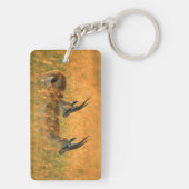 Porte-clés La gazelle de Thomson (Gazella Thomsonii) à l'aube (Dos)