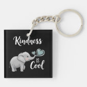 Porte-clés La gentillesse est cool éléphant (Dos)