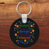 Porte-clés La gentillesse Prête Quelqu'Un Votre Force (Recto)