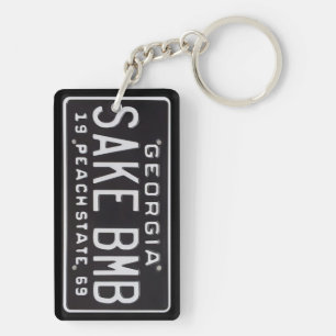 Porte-clés La Géorgie 1969 porte - clés vintages C1 de plaq