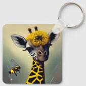 Porte-clés La girafe de la bosse (Dos)