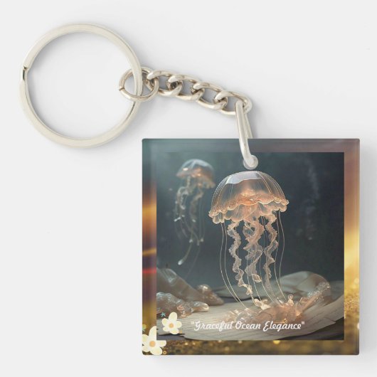Porte-clés "La grâce océanique éphémère" (Devant)