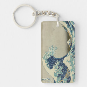 Porte-clés La Grande Vague au large de Kanagawa