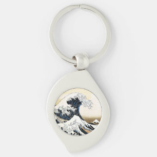 Porte-clés La Grande Vague au large de Kanagawa Hokusai, art 