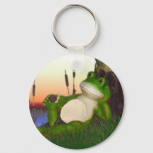 Porte-clés La grenouille et l'escargot