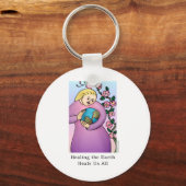 Porte-clés La guérison de la Terre nous guérit tous (Recto)