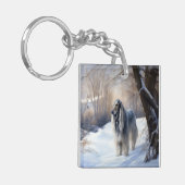 Porte-clés La Hanche Afghane Laisser Neige Noël (Devant gauche)