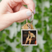 Porte-clés La jeune fille de attirance (main)