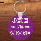 Porte-clés La joie de vivre (Recto)