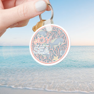 Porte-clés La Joie Me Trouve Au Bord De La Mer – Plage Boho