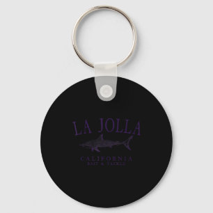 Porte-clés La Jolla Californie vintage plum art pêche