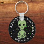 Porte-clés La journée de l'enlèvement extra-terrestre est le  (Recto)