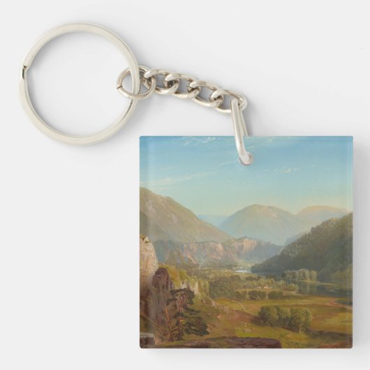 Porte-clés La Juniata River, Pennsylvanie par Thomas Moran (Devant)